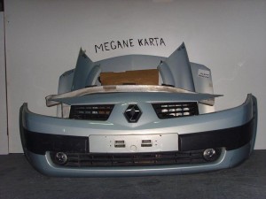 Renault Megane 2002-2005 μετώπη-μούρη εμπρός κομπλέ γαλάζιο